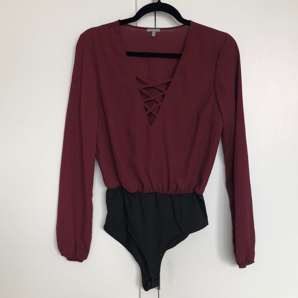 Cross Front Bodysuit